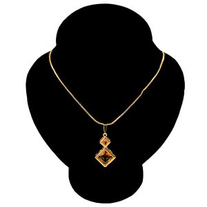 Antique Victorian Geometric Shaped Gold Necklace