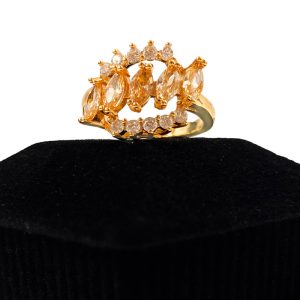 Buy Gold Toned Golden Stone Rings for Women