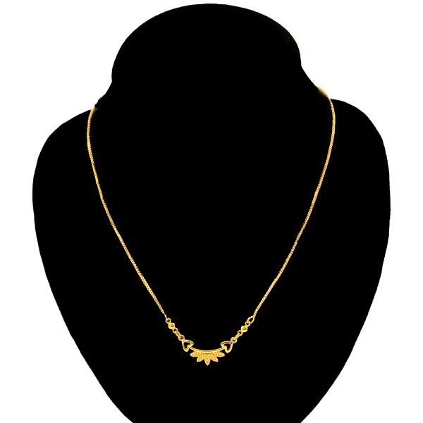 Gold Leaf pendant Necklace