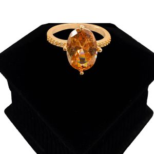 Gold-Plated-Oval-Shape-Golden-Color-Stone-Ring
