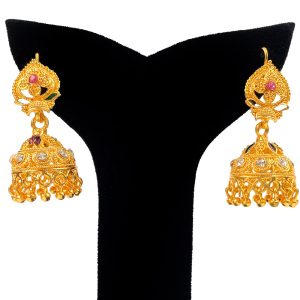 Gold Weeding Jhumki For Women