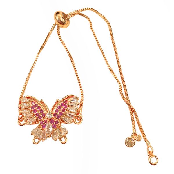Rose Gold Big Butterfly Women's Bracelet