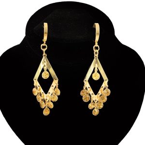 Solid Yellow Leaf Earrings
