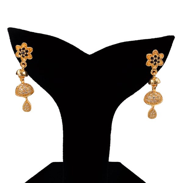 Traditional  Golden Latkan Jhumka for female